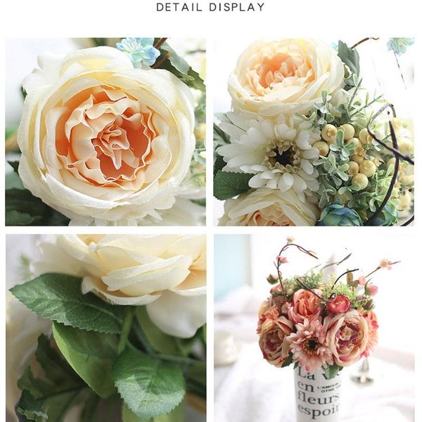 decorative flowers & wreaths 6pcs 11cm romantic rose gerbera artificial flower diy silk fake for party home wedding decoration valentine
decorative flowers & wreaths 6pcs 11cm romantic rose gerbera artificial flower diy silk fake for party home wedding decoration valentine