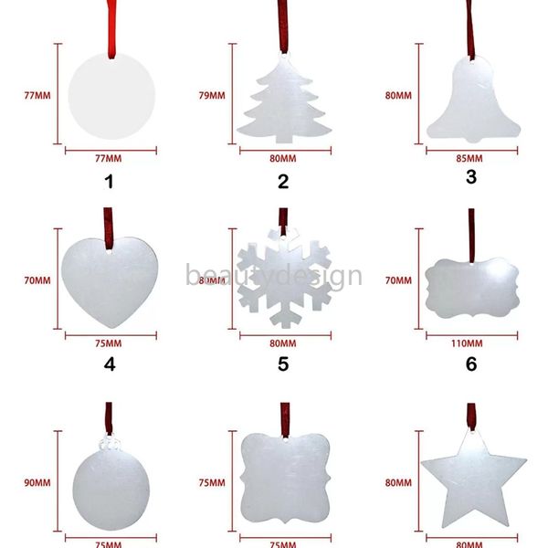 christmas sublimation blank ornament double-sided xmas tree pendant multi shape aluminum plate metal hanging tag holidays decoration craft d
christmas sublimation blank ornament double-sided xmas tree pendant multi shape aluminum plate metal hanging tag holidays decoration craft d