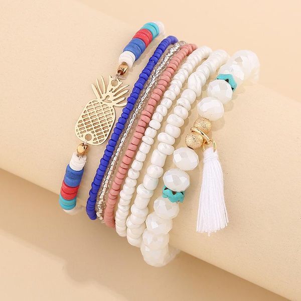 charm bracelets bohemian multilayer tassel beads bangles for women accessories boho pineapple set pulseras feminina, Golden;silver
charm bracelets bohemian multilayer tassel beads bangles for women accessories boho pineapple set pulseras feminina, Golden;silver