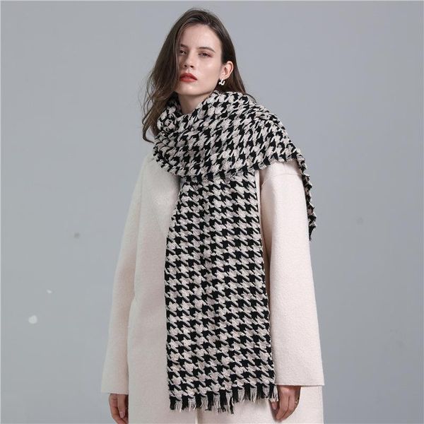 scarves jtvovo 2021 185x55cm houndstooth fringed fashion women's luxury scarf winter imitation cashmere warm and windproof shawl bib, Blue;gray
scarves jtvovo 2021 185x55cm houndstooth fringed fashion women's luxury scarf winter imitation cashmere warm and windproof shawl bib, Blue;gray
