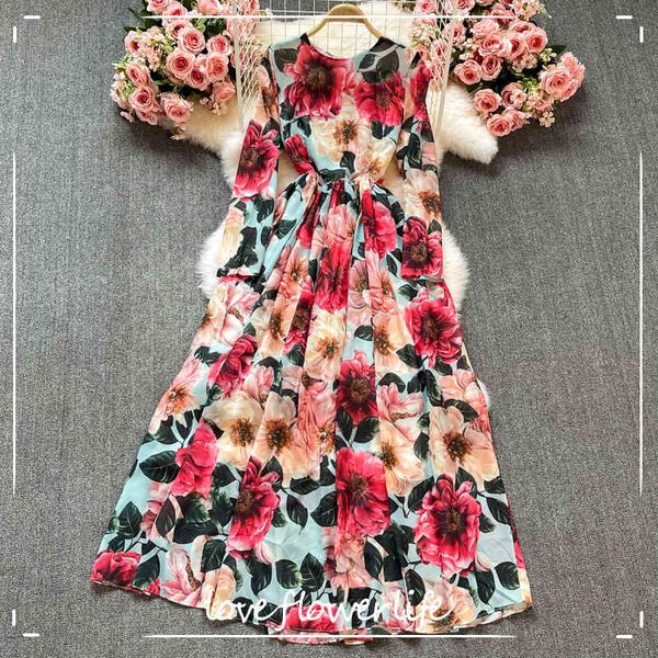 loveflowerlife summer vintage floral print dress a line o neck full elegant high waist mid-calf women dresses 210521, Black;gray
loveflowerlife summer vintage floral print dress a line o neck full elegant high waist mid-calf women dresses 210521, Black;gray