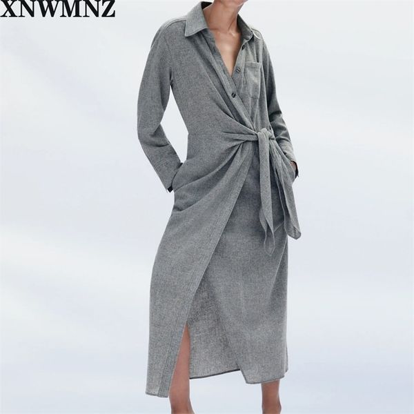 women knotted limited edition midi dress female collared long sleeve side knot tie es chic 210520, Black;gray
women knotted limited edition midi dress female collared long sleeve side knot tie es chic 210520, Black;gray