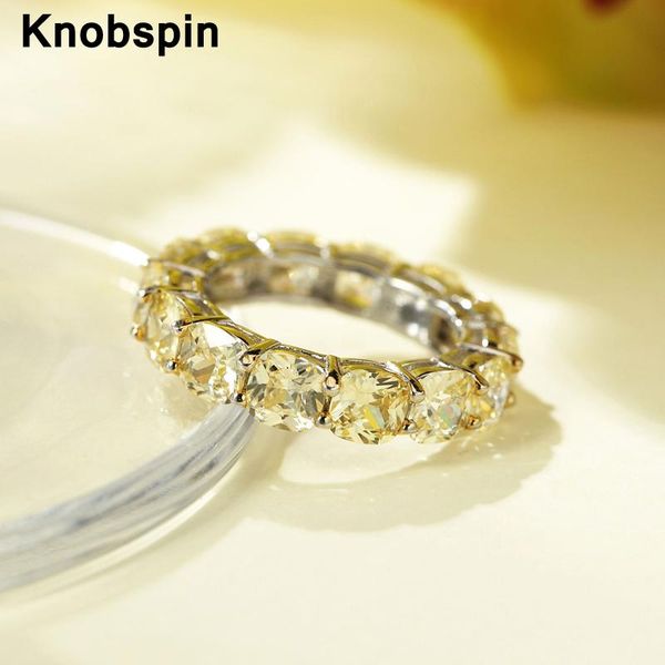 knobspin luxury 100% 925 sterling silver yellow wedding rings for women 5*5mm high carbon diamond party fine jewelry gift, Golden;silver
knobspin luxury 100% 925 sterling silver yellow wedding rings for women 5*5mm high carbon diamond party fine jewelry gift, Golden;silver
