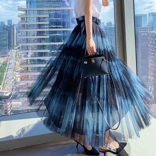 skirts autumn blooming striped graident blue maxi long pleated tulle skirt layered mesh fairy tutu skirts, Black
skirts autumn blooming striped graident blue maxi long pleated tulle skirt layered mesh fairy tutu skirts, Black