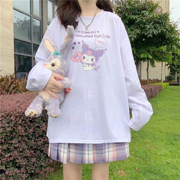 women's t-shirt japanese cute cartoon long tshirt funny loose streetwear female gothic tee fashion japan harajuku t shirt hip hop cloth, White
women's t-shirt japanese cute cartoon long tshirt funny loose streetwear female gothic tee fashion japan harajuku t shirt hip hop cloth, White