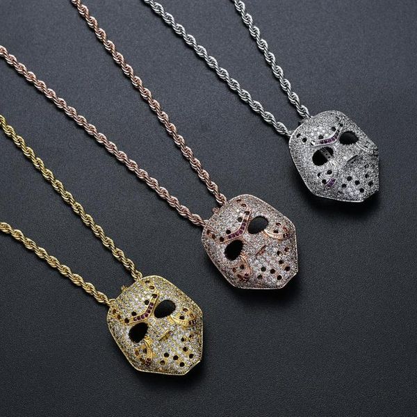 pendant necklaces brass cz mask necklace men's hip-hop party jewelry gift for women chain bling rap iced out jewellery, Silver
pendant necklaces brass cz mask necklace men's hip-hop party jewelry gift for women chain bling rap iced out jewellery, Silver