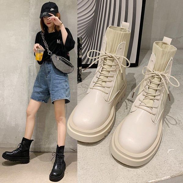 boots womens black autumn fashion shoes british style lace-up round toe comfortable footwear female bootie tenis feminino
boots womens black autumn fashion shoes british style lace-up round toe comfortable footwear female bootie tenis feminino