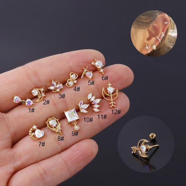 fashion ab color earring zircon piercing jewelry stainless steel thin rod ear screw ball puncture lots bulk stud, Golden;silver
fashion ab color earring zircon piercing jewelry stainless steel thin rod ear screw ball puncture lots bulk stud, Golden;silver