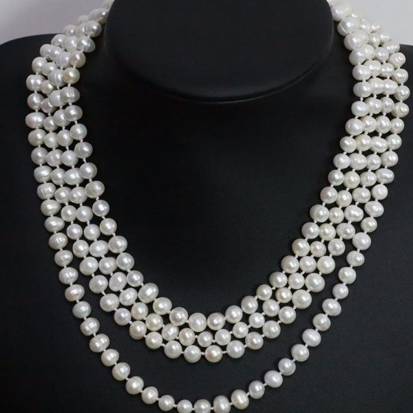 chains natural white pearl 7-8mm 8-9mm round beads original diy necklace for women long chain wedding gift elegant jewelry 80inch b1480, Silver
chains natural white pearl 7-8mm 8-9mm round beads original diy necklace for women long chain wedding gift elegant jewelry 80inch b1480, Silver