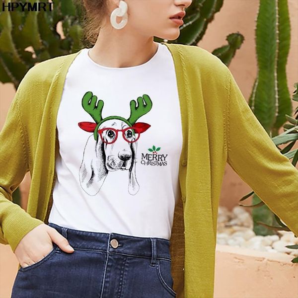 cute dog with christmas hat mens t shirts and women o neck white female clothes vogue kawaii print womens, White;black
cute dog with christmas hat mens t shirts and women o neck white female clothes vogue kawaii print womens, White;black