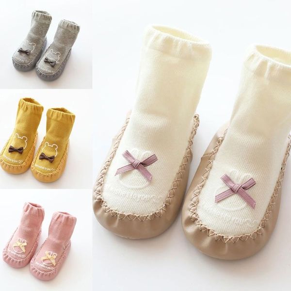 socks j60b toddler born baby slippers floor with grips cartoon bear infant boys girls warm faux leather anti slip hosiery, Pink;yellow
socks j60b toddler born baby slippers floor with grips cartoon bear infant boys girls warm faux leather anti slip hosiery, Pink;yellow