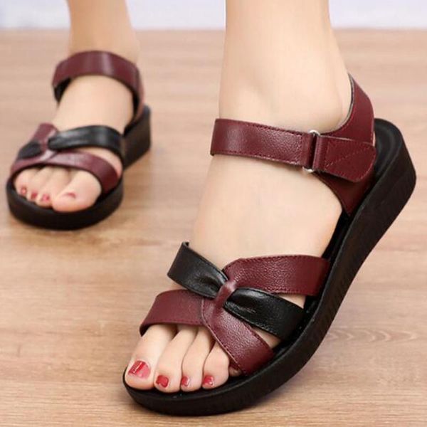 summer shoes women fashion mom sandals soft bottom comfortable non-slip middle aged black kl523
summer shoes women fashion mom sandals soft bottom comfortable non-slip middle aged black kl523
