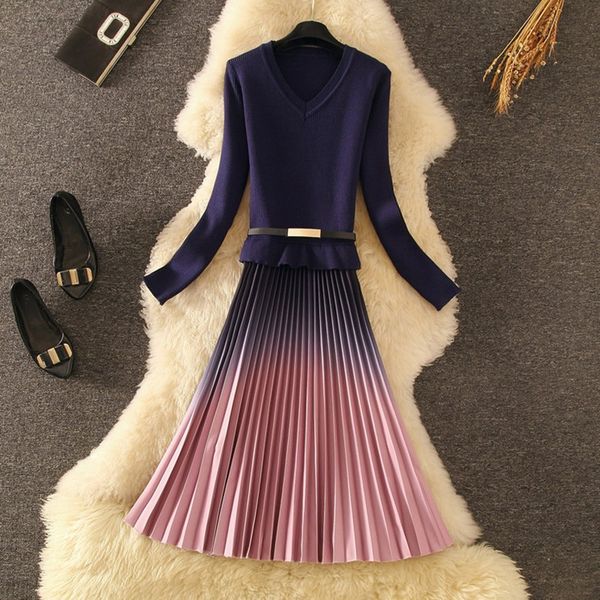 casual dresses women autumn knitted long ribbed elegant midi bodycon sweater dress official ladies bandage pleated b161, Black;gray
casual dresses women autumn knitted long ribbed elegant midi bodycon sweater dress official ladies bandage pleated b161, Black;gray