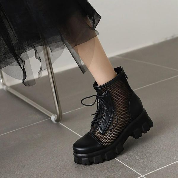 boots 2021 spring summer women thick sole ankle lace up fashion luxury platform women's high heels shoes air mesh black
boots 2021 spring summer women thick sole ankle lace up fashion luxury platform women's high heels shoes air mesh black