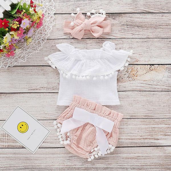 3pcs princess infant girls outfit set born baby cotton sleeveless toddler children pants hair band summer kids clothing sets, White
3pcs princess infant girls outfit set born baby cotton sleeveless toddler children pants hair band summer kids clothing sets, White