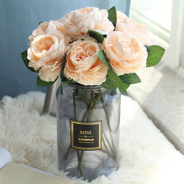 decorative flowers & wreaths artificial peony flower european real touch silk fake wedding bride floral bouquet home garden decoration
decorative flowers & wreaths artificial peony flower european real touch silk fake wedding bride floral bouquet home garden decoration