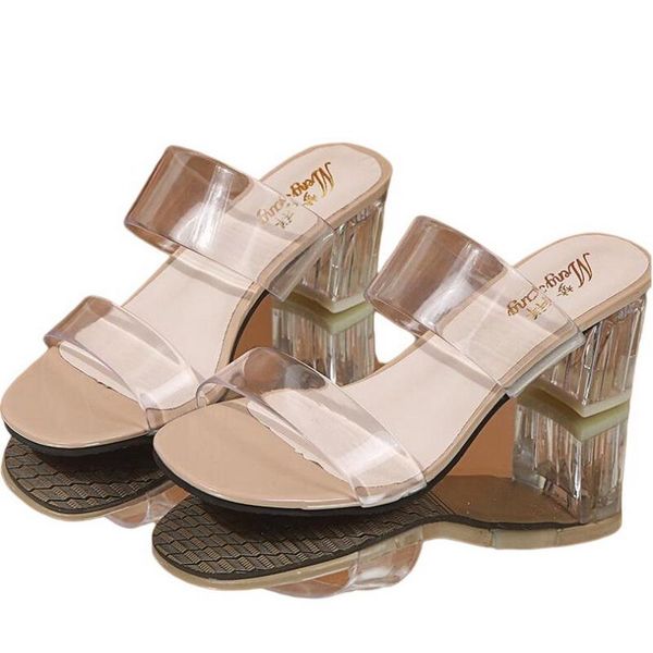 sandals clear heels slippers women thick heel ladies transparent pvc high pumps comfort women's party sandal, Black
sandals clear heels slippers women thick heel ladies transparent pvc high pumps comfort women's party sandal, Black