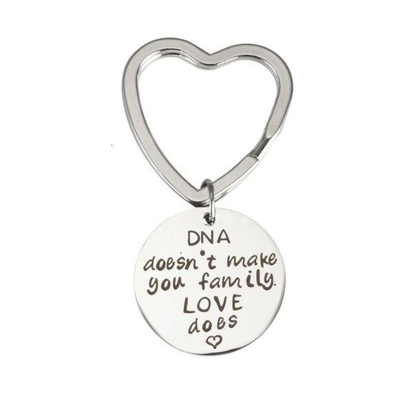 keychains dna doesn't make you family love does stainless steel pendant necklace jewelry keyrings stepfather gift, Silver
keychains dna doesn't make you family love does stainless steel pendant necklace jewelry keyrings stepfather gift, Silver