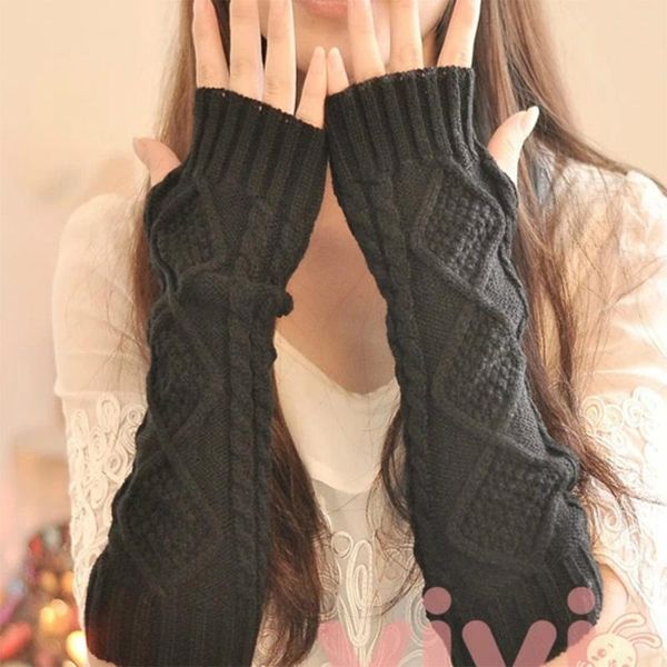 elbow & knee pads 1 pair autumn winter women knit gloves arm wrist sleeve hand warmer girls rhombus long half mittens fingerless, Black;gray
elbow & knee pads 1 pair autumn winter women knit gloves arm wrist sleeve hand warmer girls rhombus long half mittens fingerless, Black;gray