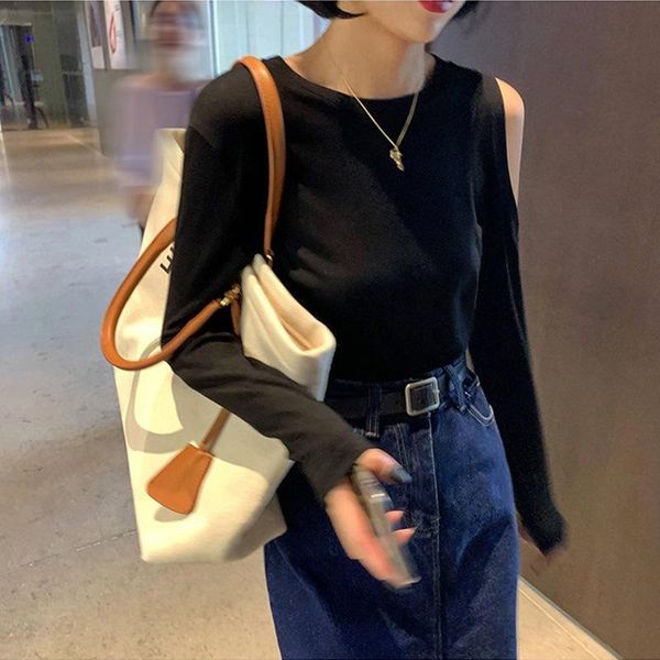 women's t-shirt spring and autumn clothing 2021 bottoming shirt fashion light mature western style all-match slim long-sleeved t-shi, White
women's t-shirt spring and autumn clothing 2021 bottoming shirt fashion light mature western style all-match slim long-sleeved t-shi, White