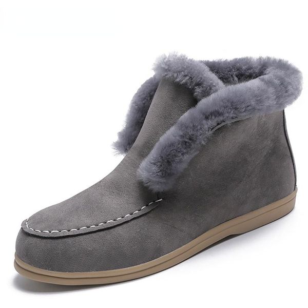 boots 2021 fashin ankle for women suede-leather fur shoes warm winter slip-on comfortable and light snow, Black
boots 2021 fashin ankle for women suede-leather fur shoes warm winter slip-on comfortable and light snow, Black