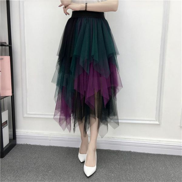 skirts autumn winter fashion elasti ball gown skirt female high waist tutu mesh women mid-calf poker irregular party mw030, Black
skirts autumn winter fashion elasti ball gown skirt female high waist tutu mesh women mid-calf poker irregular party mw030, Black