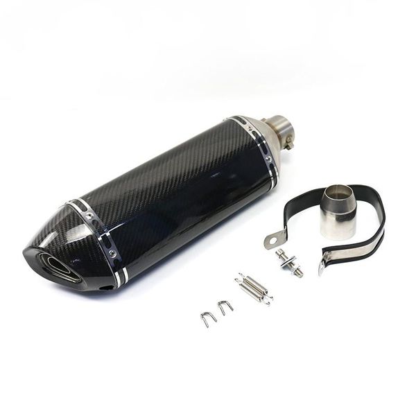 470mm carbon fiber universal motorcycle exhaust pipe muffler escape moto cap titanium for benelli trk502 fz1 r1 r6 z1000 tmax530 system
470mm carbon fiber universal motorcycle exhaust pipe muffler escape moto cap titanium for benelli trk502 fz1 r1 r6 z1000 tmax530 system