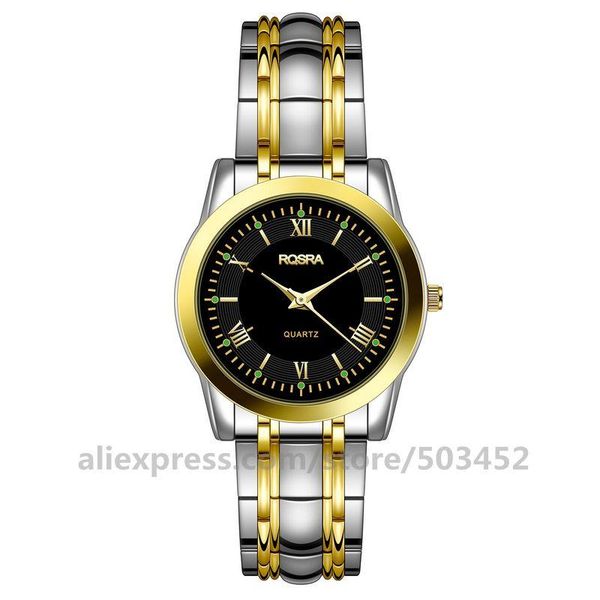wristwatches 100pcs/lot rosra 8739 elegant watch for men gold silver steel wristwatch women couple quartz roman numerals relogio, Slivery;brown
wristwatches 100pcs/lot rosra 8739 elegant watch for men gold silver steel wristwatch women couple quartz roman numerals relogio, Slivery;brown