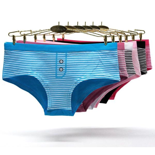 women's panties alyowangyina 1/6/12 pcs/lot fashion striped printed cotton underwear briefs 89402, Black;pink
women's panties alyowangyina 1/6/12 pcs/lot fashion striped printed cotton underwear briefs 89402, Black;pink