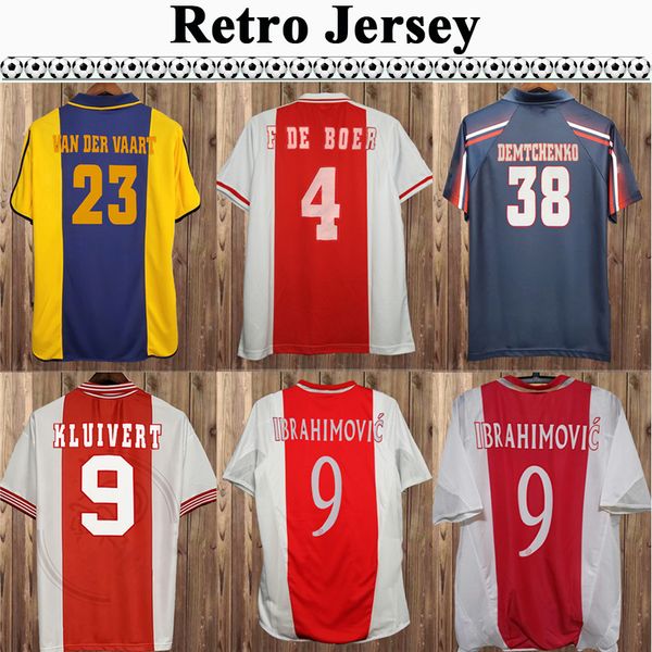 98 99 sibon litmanen sier mens retro soccer jerseys 04 05 ibrahimovic boukhari home football shirt 94 95 kluivert rijkaard away uniform, Black;yellow
98 99 sibon litmanen sier mens retro soccer jerseys 04 05 ibrahimovic boukhari home football shirt 94 95 kluivert rijkaard away uniform, Black;yellow
