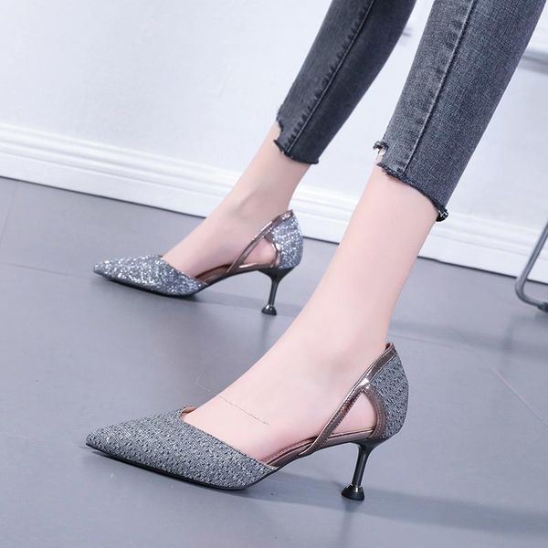 sandals high heels womens stiletto heel fashion sequin wedding shoes hollow pumps, Black
sandals high heels womens stiletto heel fashion sequin wedding shoes hollow pumps, Black