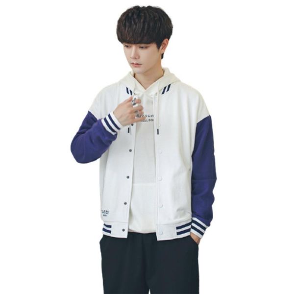 men's jackets baseball man coat casual for clothing versatile windbreaker boy loose korean coats men, Black;brown
men's jackets baseball man coat casual for clothing versatile windbreaker boy loose korean coats men, Black;brown