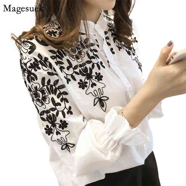 fashion long sleeve embroidery women blouse korean fresh sweet cotton floral shirt clothes blusas 529e 25 210512, White
fashion long sleeve embroidery women blouse korean fresh sweet cotton floral shirt clothes blusas 529e 25 210512, White