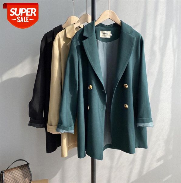 taochuan zhicixi 020 early korean casual long-sleeved solid color loose chic suit jacket female 8100 #l02h, Black;gray
taochuan zhicixi 020 early korean casual long-sleeved solid color loose chic suit jacket female 8100 #l02h, Black;gray