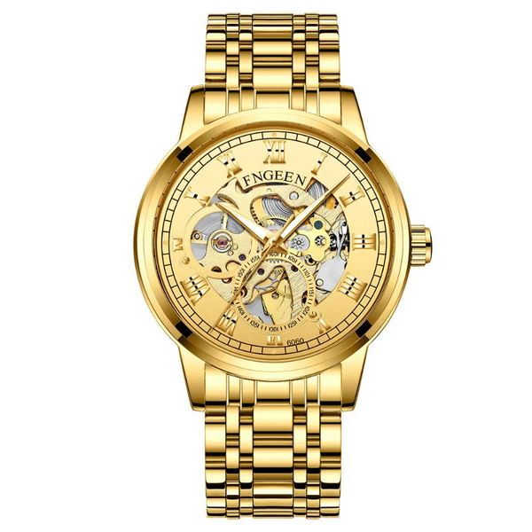 wristwatches 2021 cool design retro stainless steel men watch sport waterproof automatic mechanical skeleton watches gold, Slivery;brown
wristwatches 2021 cool design retro stainless steel men watch sport waterproof automatic mechanical skeleton watches gold, Slivery;brown
