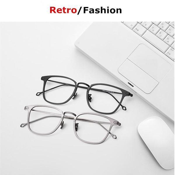 fashion sunglasses frames handmade rectangle eyeglasses titanium glasses frame men women spectacles optical prescription eyewear oculos de g, Black
fashion sunglasses frames handmade rectangle eyeglasses titanium glasses frame men women spectacles optical prescription eyewear oculos de g, Black
