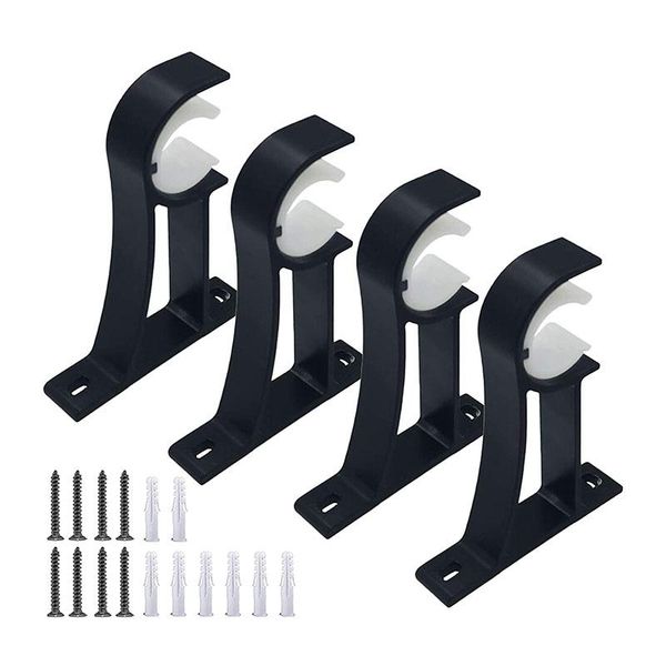 shower curtains af88 -curtain rod bracket, curtain holders brackets black 4 pack heavy duty hooks for drapes
shower curtains af88 -curtain rod bracket, curtain holders brackets black 4 pack heavy duty hooks for drapes