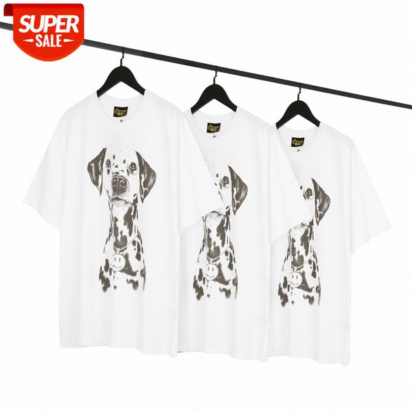 smiley dalmatian pattern round neck pullover short sleeves #rg8j, White;black
smiley dalmatian pattern round neck pullover short sleeves #rg8j, White;black