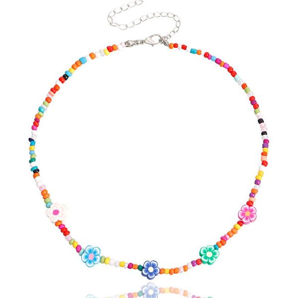 pendant necklaces boho ethnic seed bead soft clay choker flower chain necklace for women girl wedding party fashion jewelry gift, Silver
pendant necklaces boho ethnic seed bead soft clay choker flower chain necklace for women girl wedding party fashion jewelry gift, Silver