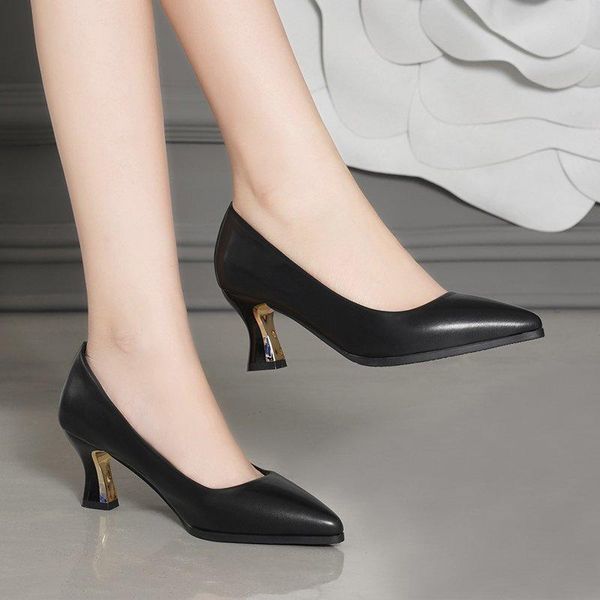 dress shoes high heels women's 2021 fashion minimalist thick with black professional work
dress shoes high heels women's 2021 fashion minimalist thick with black professional work