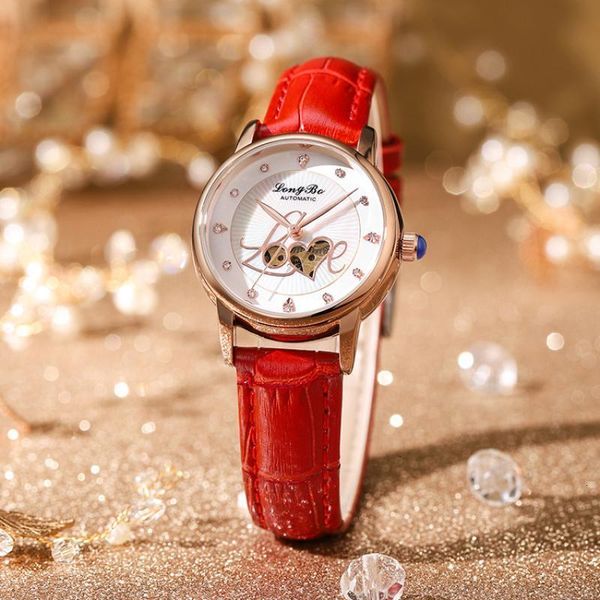 new longbo women mechanical clock style hollow gold mode fully automatic, Slivery;brown
new longbo women mechanical clock style hollow gold mode fully automatic, Slivery;brown