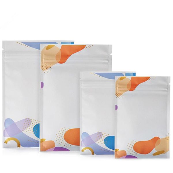 100pcs/lot aluminum foil pouches tear notch self sealable zipper package bag kitchen spice dried fruits packing gift wrap
100pcs/lot aluminum foil pouches tear notch self sealable zipper package bag kitchen spice dried fruits packing gift wrap
