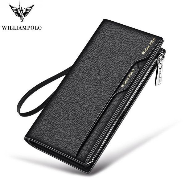 williampolo style fashion alloy men genuine leather wallet high capacity card holder purse zipper handbags wallets, Red;black
williampolo style fashion alloy men genuine leather wallet high capacity card holder purse zipper handbags wallets, Red;black