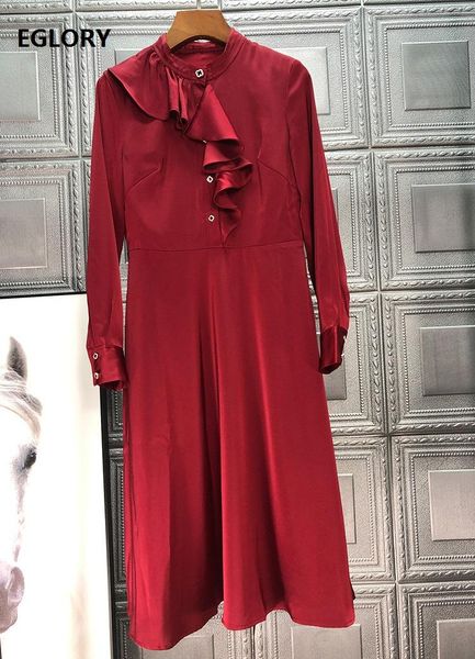 casual dresses women's dress 2021 spring summer party ladies ruffle flowers deco long sleeve mid-calf length solid red club, Black;gray
casual dresses women's dress 2021 spring summer party ladies ruffle flowers deco long sleeve mid-calf length solid red club, Black;gray