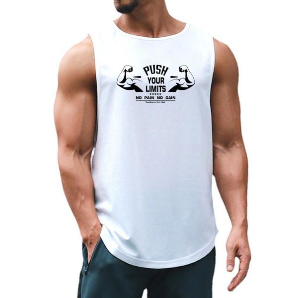 men' tank gym men quick dry bodybuilding stringer singlets mesh sleeveless t shirt fitness clothing sportswear muscle vest, White;black
men' tank gym men quick dry bodybuilding stringer singlets mesh sleeveless t shirt fitness clothing sportswear muscle vest, White;black