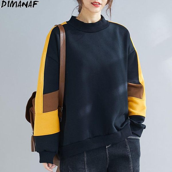 women's hoodies & sweatshirts dimanaf 2021 plus size women sweatshirt patchwork colors thickening warm pullover casual style cotton aut, Black
women's hoodies & sweatshirts dimanaf 2021 plus size women sweatshirt patchwork colors thickening warm pullover casual style cotton aut, Black