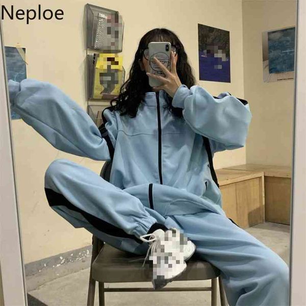 2 piece set women solid stand collar long sleeve stretch waist beam feet pants fashion casual suits 49890 210422, White
2 piece set women solid stand collar long sleeve stretch waist beam feet pants fashion casual suits 49890 210422, White