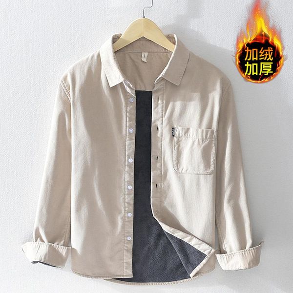 autumn and winter long sleeve corduroy thick warm shirt men fashion comfortable shirts for trendy brand mens camisa men's casual, White;black
autumn and winter long sleeve corduroy thick warm shirt men fashion comfortable shirts for trendy brand mens camisa men's casual, White;black