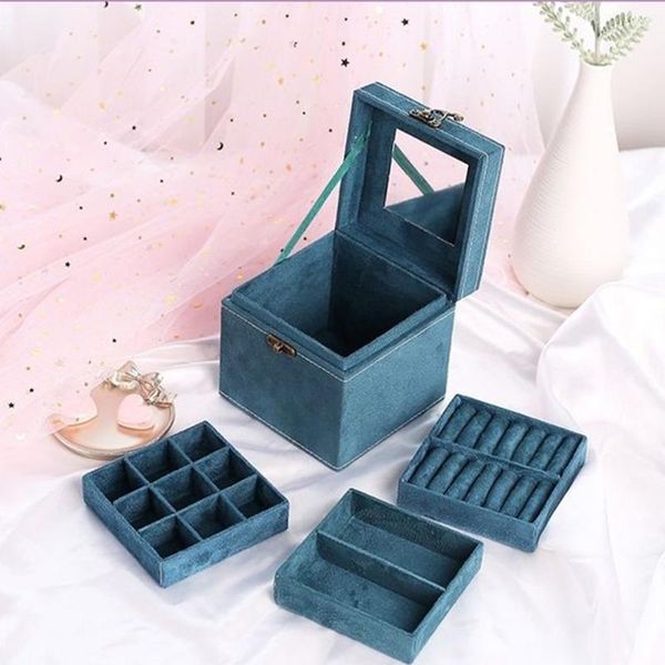 storage boxes & bins vintage flannel jewlery box makeup 3 layers bracelet ear stud simple jewelry cosmetic case home organizer
storage boxes & bins vintage flannel jewlery box makeup 3 layers bracelet ear stud simple jewelry cosmetic case home organizer