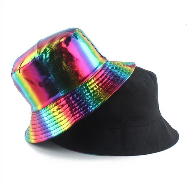 fashion streetwear leather fisherman hat reversible bucket harajuku hip hop caps summer sun hats for women men, Blue;gray
fashion streetwear leather fisherman hat reversible bucket harajuku hip hop caps summer sun hats for women men, Blue;gray